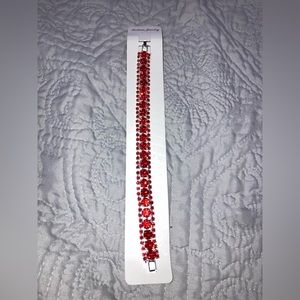 Red bracelet, never worn